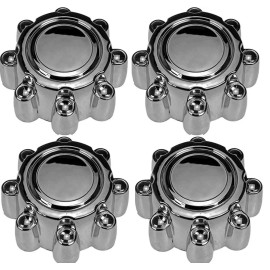 Aftermarket Products BRAND NEW 4pcs. 1999-2005 FORD EXCURSION F250 F350 CHROME Front Center Caps SET