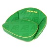 Seat Pan Cushion Light Green + Yellow Trim Piping &