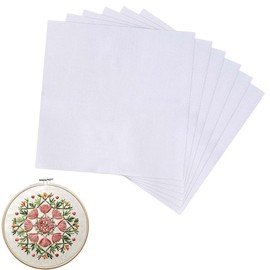 QEXUJOW Aida Fabric, Pack of 6 Cross Stitch Fabric, 11CT Aida Fabric for Embroidery, Canvas DIY Embroidery Fabric, Nitrogen for Embroidery, Cross Stitch for Sewing DIY Embroidery Fabric Crafts (30 x