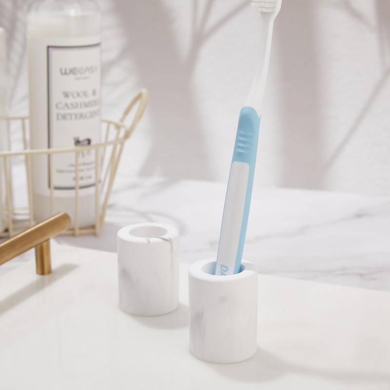 Mini Diatomite Toothbrush Holders for Bathrooms, Quick-Dry Tooth Brush Organizer