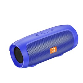 Wireless Bluetooth Speaker Outdoor Car Card and Home Desktop Mini Portable USB Subwoofer Blue