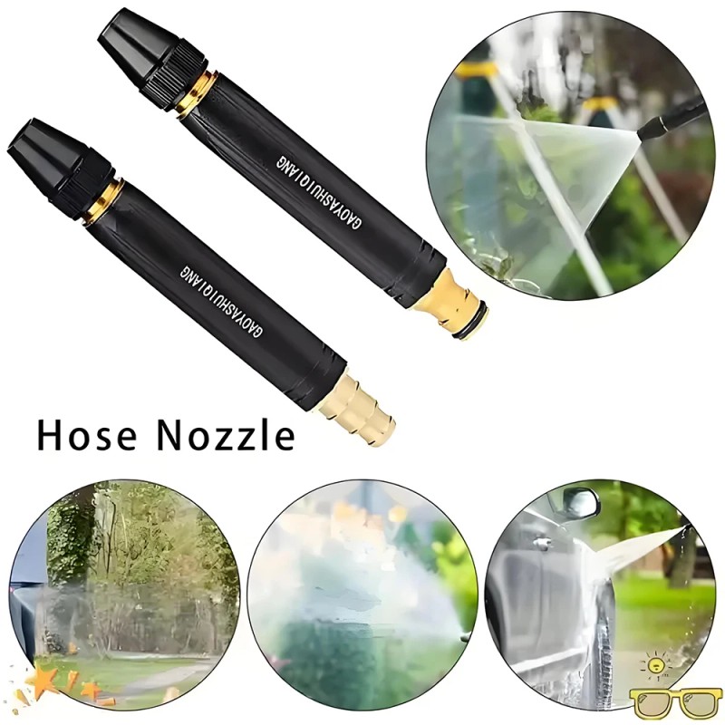 Multi Purpose High Pressure Water Nozzle Kit, Water Hose Spray