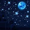 DONGFANGB Night Stickers Starry Sky Set Luminous Effect Star Moon