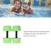 2pcs Floating Dumbbell EVA Thread Design Aquatic Exercise Dumbbell for