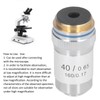 Achromatic Microscope Objective 40X High Magnification Objective 20.2mm Interface Standard