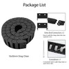 LMioEtool R28 15mm x 50mm(Inner H x Inner W) Black