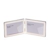 5 X 3.5-inch Silver Flat Edge DOUBLE LANDSCAPE Photo Frames