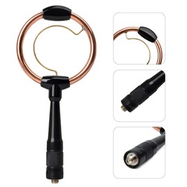 144/430 MHz Band Transmitting and Receiving, VHF/UHF, SMAJ Type Connector, Loop Antenna, Wireless Antenna, High Gain, 2 Bands, 1.8/2.8dBi, YAESU, BAOFENG, FT-65, UV5R, etc