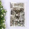 TOAOB 800pcs Crystal AB Rhinestones Flat Back Resin Gems Stickers