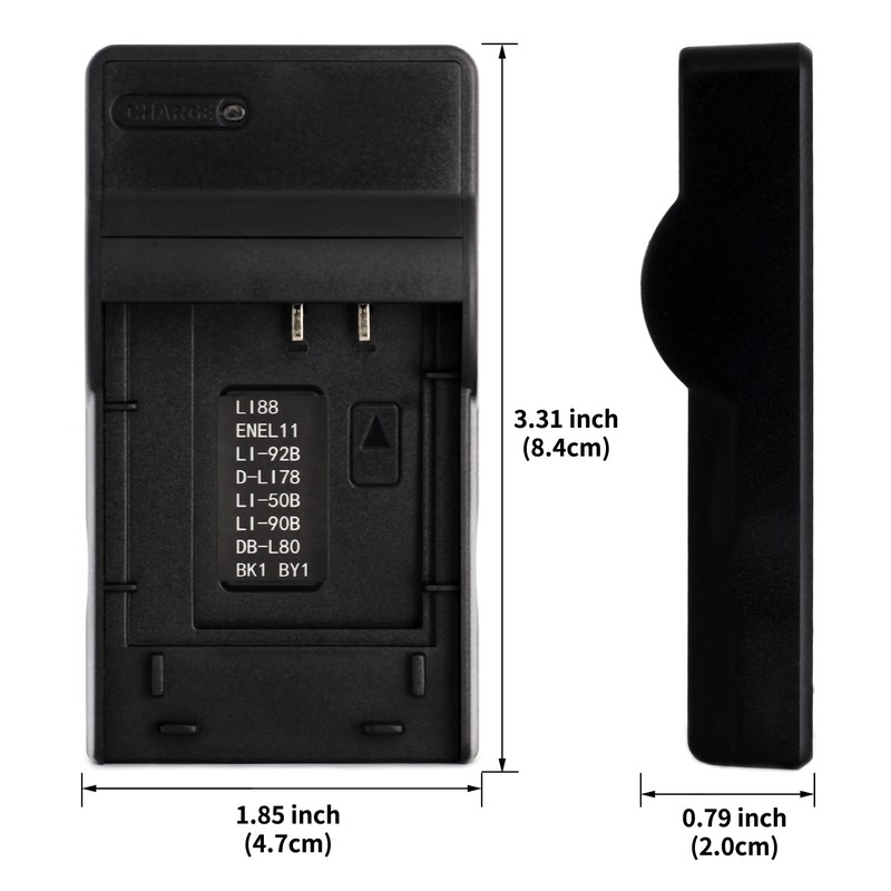 EN-EL11 USB Charger for Nikon Coolpix S550, Coolpix S560 Camera