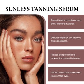 Tanning Drops Soothe,Sunless Tanning Drops Moisturizing,Long Lasting,Enhancing Your Natural Skin Tone,Protecting from Sun Damage