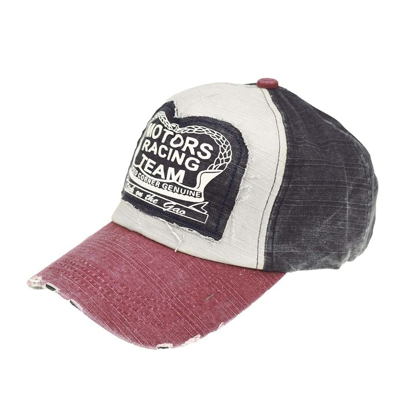 [YULOONG] 100% Cotton Retro Washed Denim Baseball Cap, Adjustable, Unisex,