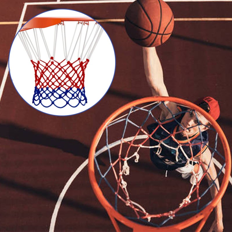 2pcs Basketball Net Replacements, Basketball Net,Basketball Hoop Net For Indoor