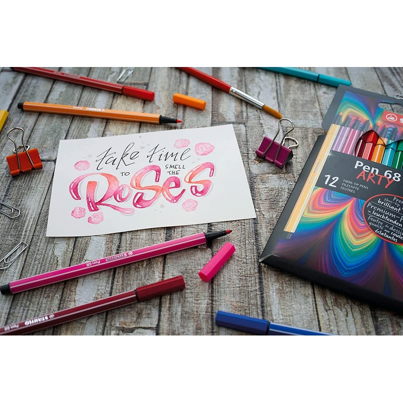 Stabilo 68 - Bolígrafo de punta fina (metal, 30 unidades),