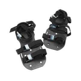 QWORK® Lawn Aerator Shoes - Sturdy Plastic Base with Metal Buckle Strap and 26 High-Performance Spikes