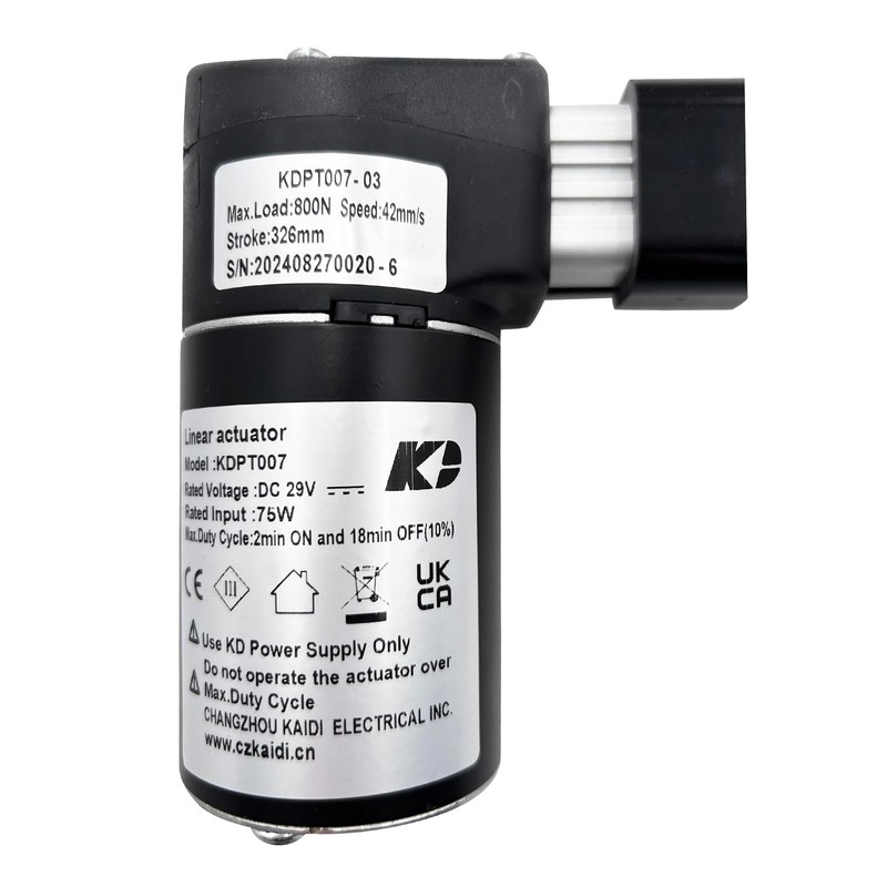 Kaidi Linear Actuator Model KDPT007-03 Replacing KDPT007-11 and KDPT007-12 Power