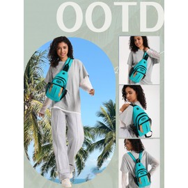 HASENWY Sling Bag for Women Anti Theft Crossbody Bags with Reflective Strips Hiking Daypack Waterproof Chest Bag for Men Small Backpack for Spring Break Essential