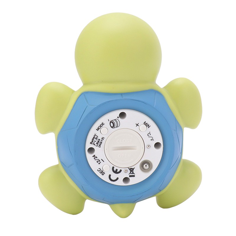 Baby Bath Thermometer Smart Cartoon Cute Tortoise Bathroom Multi Functional