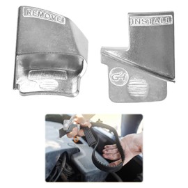 2PCS Stretch Belt Tool,Stretch Belt Mate Kit Set,Metal Belt Special Tool Remover Installer Tool Set,Belts One-Piece Tool,Serpentine Belt Tool,Car Belt Remover Installer for Car Truck Trolley Cart Etc