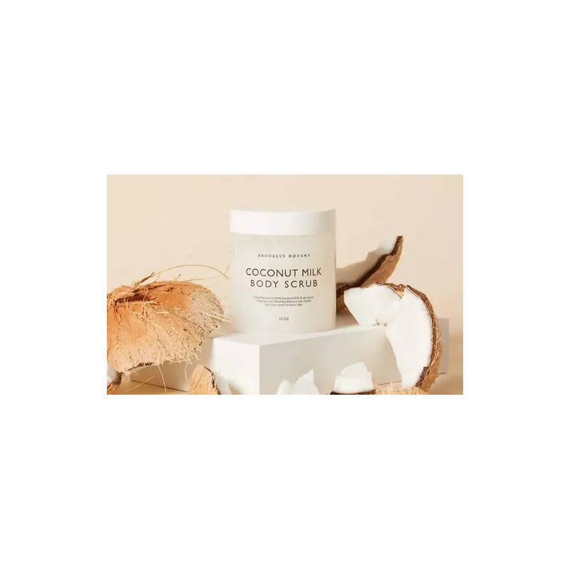Exfoliante Corporal y Facial Brooklyn Botany de Leche de Coco,