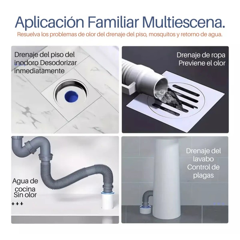 Universo en Linea Válvula Anti Olores, No Retorno Anti Bichos,