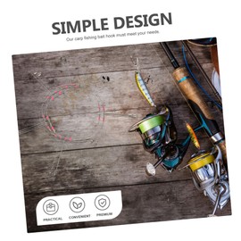 GRIRIW 1Set Balance String Hooks Set Durable Outdoor Fishing Gear Flexible Wire Leader Rigs for Efficient Sea Fishing Prevents Tangle and Slipping Fishing Tackle