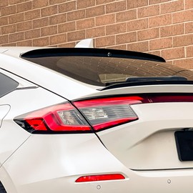 SpoilerKing Rear Window Roof Spoiler Visor (284R) Compatible with Honda Civic Hatchback 2022-present