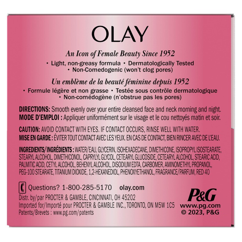 Olay Olay Active Hydrating Cream Face Moisturizer, 1.9 fl oz