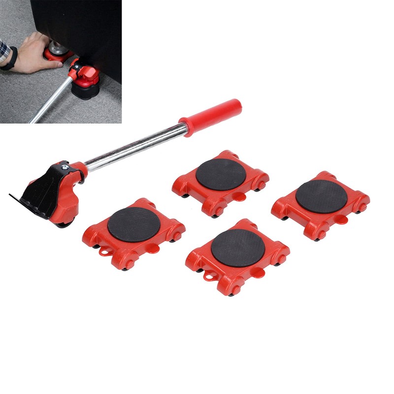 Furniture Lifter Set and Moving Tool, 5-Piece Heavy Furniture Transport