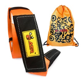 ATR Recovery Tow Strap 3" x 20ft – 22,200 lbs Breaking Strength, Heavy Duty Snatch Strap for Truck, SUV, Off-Road Pulling, Tow Rope with Storage Bag