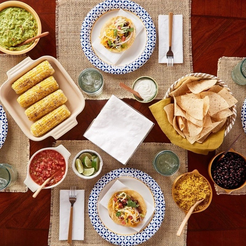 Disposable Paper Napkins 300 Count 2-Ply Cloth-like Smooth Texture Absorbent