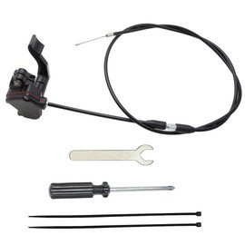 PRO BAT 7/8'' 22mm Throttle Lever Thumb Cable Assembly Thumb Throttle Accelerator Lever Handle For 50cc 70cc 90cc 110cc 125cc 150cc 200cc 250cc CT200U Quad Pit Bike ATV Go Cart