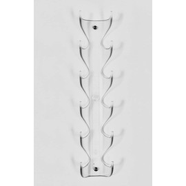 The Hooks USA Multi-Functional Vertical Hooks- Made in The USA- Hook Solutions for Simple Organization (Translucent)