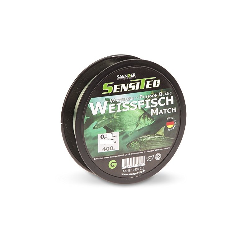 Sensitec Match White Fish Lime Green 400 m 0.15 mm