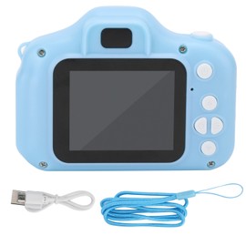 X2 Multifunctional Children's Digital Camera Photo Video with Memory Card Mini GiftBlue 32GB