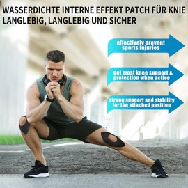 10 Stück Kinesiologieband für Knie, Atmungsaktives und Bequemes Elastisches Sport Tape, Kinesiologie Tape, elastisches athletisches Band für Kniestabilität