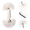 52 Sheets Metric/Whitworth Stainless Steel Thread Gauge 60/55 Degree Measuring