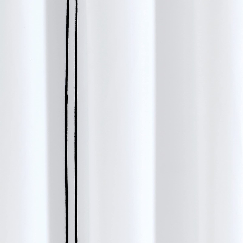 Lush Decor Hotel Collection Shower Curtain, 72" x 72", White