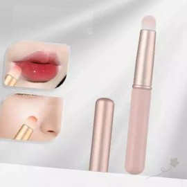 휴대용 립 메이크업 브러시 입술 각질 제거 마사지 도구 화장 파우치 보관 케이스 [선택2 핑크] Portable Lip Makeup Brush Exfoliating Lip Massage Tool Makeup Pouch Storage Case [Choice 2 Pink]