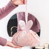 Portable Cosmetic Bag with Drawstring, Cosmetic Bag, Large Makeup Bag,