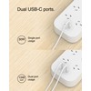 Belkin SurgePro 6-Outlet Surge Protector with Dual USB-C 30W, 2M