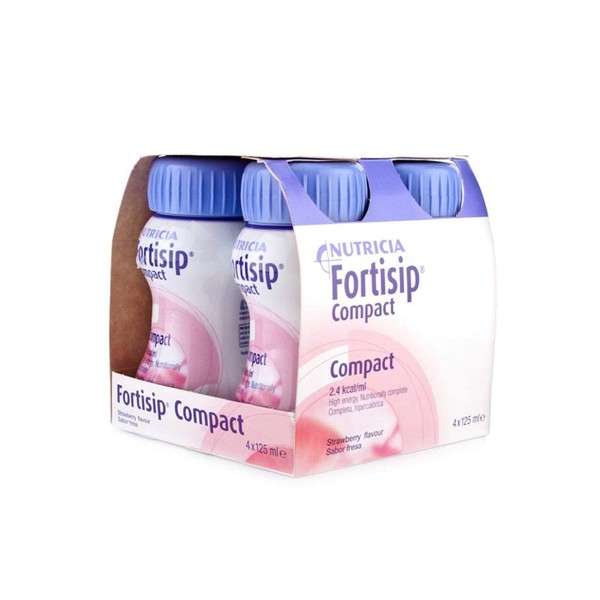 Fortisip Compact Prot Strawberry, 500 Millilitre, (Pack of 4)