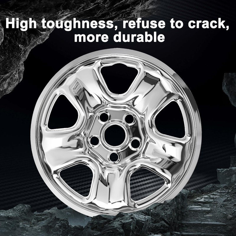 Glossy Black Wheel Skins Compatible with Honda CRV 2012 2013
