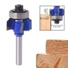 Mesee 4 Teeth R3 Industry Grade Carbide Roundover Router Bit,