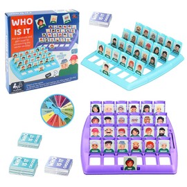 Lotvic Who Is It Game, Who Is It Funny Guessing Game Board Game, Family Guessing Game, Who Am I Game, Logical Argumentation Guessing Game for Children from 6 Years for Families and Party Fun