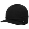 Lierys Fine Merino Knitted Hat Ladies’/Men’s in Black (Visor 4.8
