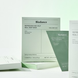 Biodance Biotance Refreshing Sea Kelp Real Deep Mask 4 sheets, 4 count