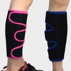 종아리 보호대 정강이 압박 스포츠 밴드 1개 아대 [블랙] Calf Protector Shin Compression Sports Band 1 Piece Brace [Black]