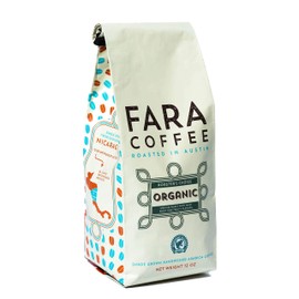 Fara Coffee, Whole Bean (Roasters Choice Organic (Medium / Dark), 12 oz)