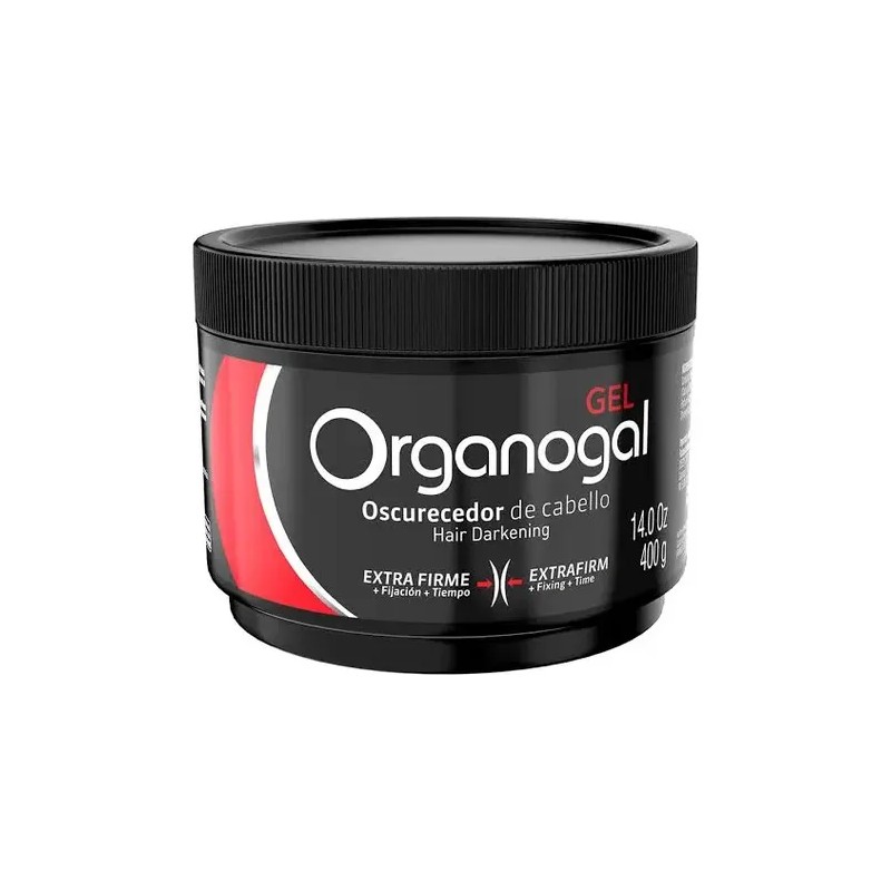 3 Gel Organogal Grisi Oscurecedor De Cabello 400g